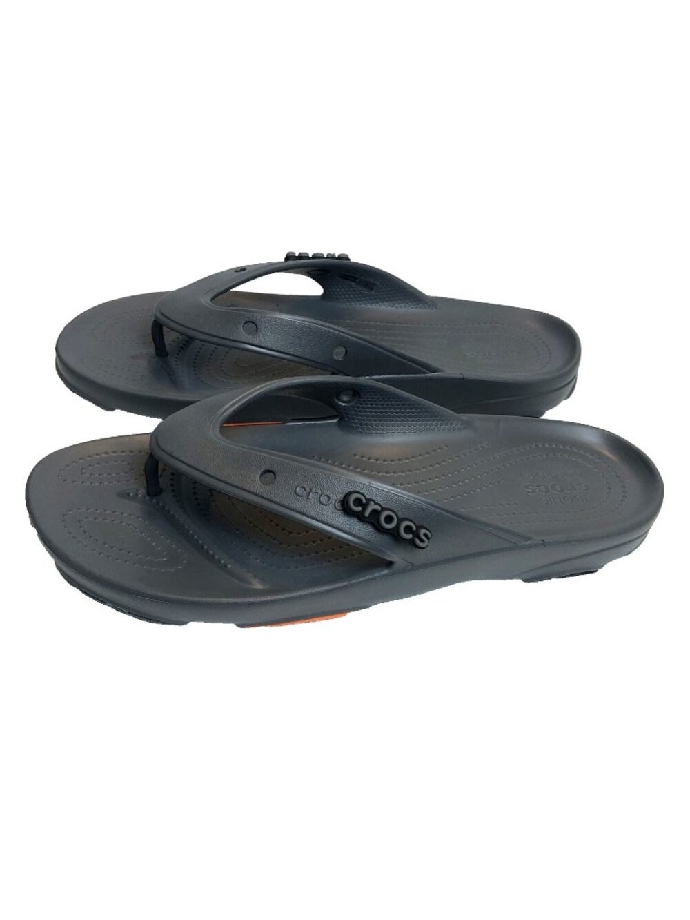Crocs Classic All Terrain Men's Size 13 Flip Flops Sandal Iconic Comfort Gray